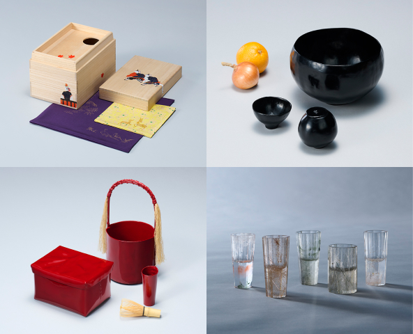 Photo of works by Japanese craftsmen at WAKO