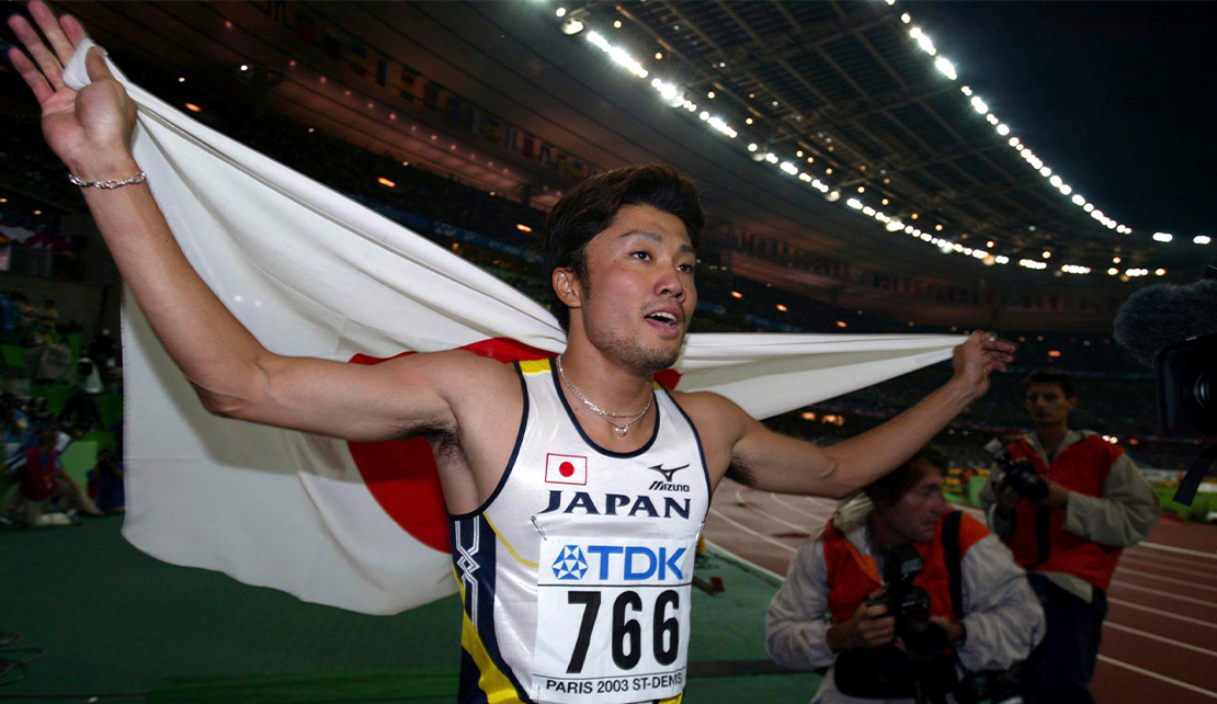 末續慎吾が振り返る世界陸上パリ03での銅メダルの快挙！世界中に轟いた「本能の雄叫び」