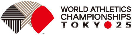 World Athletics Championships Tokyo 25 ロゴ